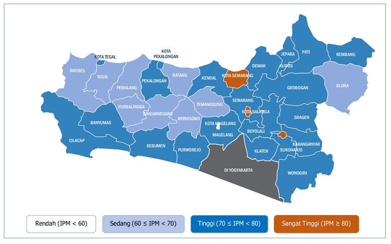  Indeks Pembangunan Manusia di Salatiga Tertinggi se-Jawa Tengah