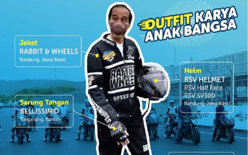  Ridwan Kamil Komentari Outfit Jokowi di Sirkuit Mandalika