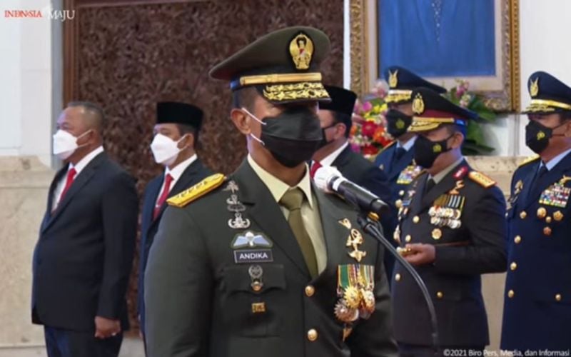  Dilantik Jadi Panglima TNI, Ini Pesan DPR Untuk Jenderal Andika Perkasa