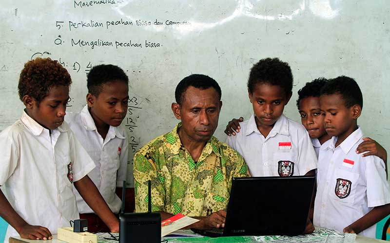  Siswa di Papua Mengikuti Asesmen Nasional Berbasis Komputer