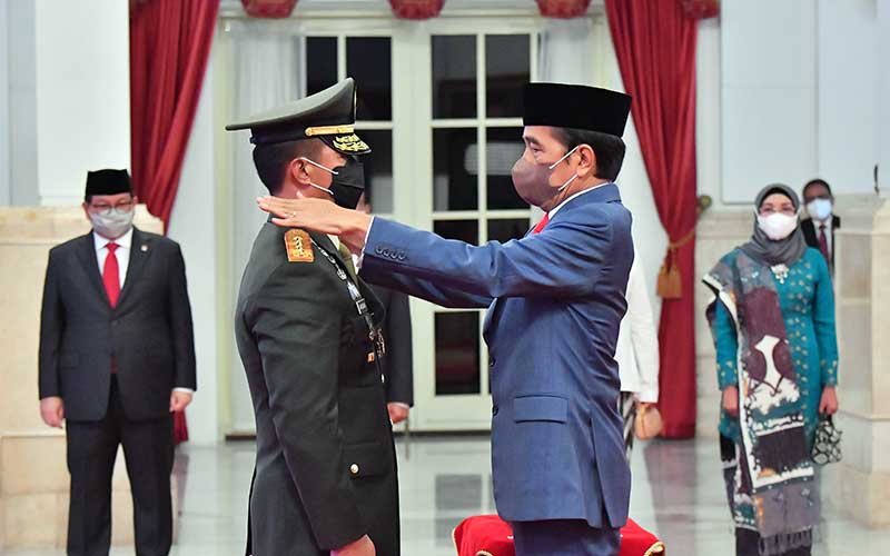  Presiden Joko Widodo Lantik Jenderal TNI Andika Perkasa Jadi Panglima TNI