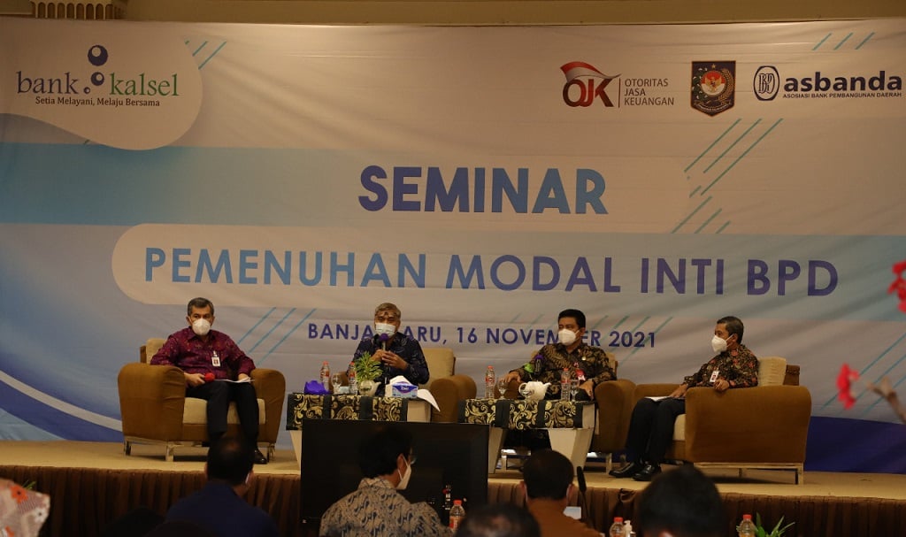  Hadirkan Seluruh Pemegang Saham dan DPRD Provinsi, Kabupaten & Kota, Bank Kalsel Gelar Seminar Pemenuhan Modal Inti BPD