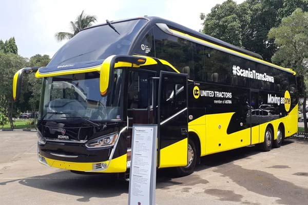  Pamerkan Bus Scania di GIIAS 2021, UNTR Targetkan Penjualan Bus Naik 2 Kali Lipat