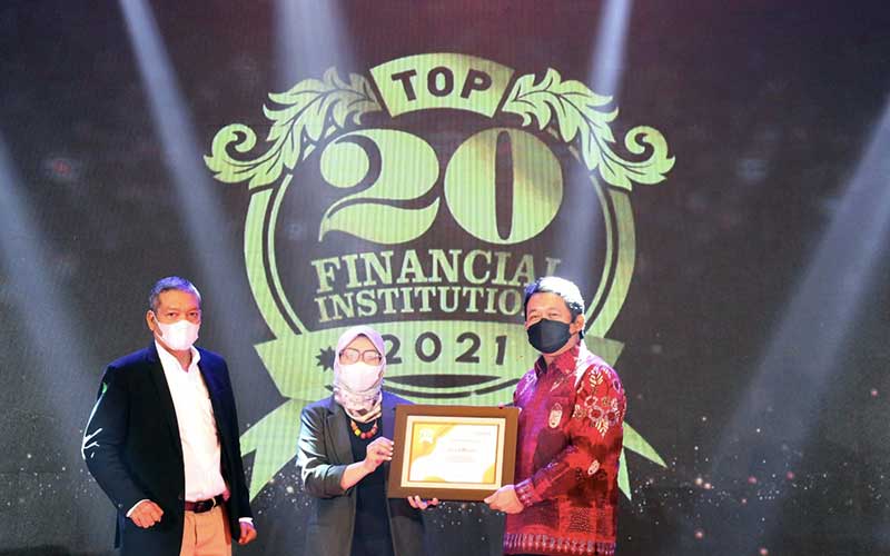  Bank DKI Dinobatkan Sebagai Bank Terbaik Pada Top 20 Financial Institutions Kategori Bank