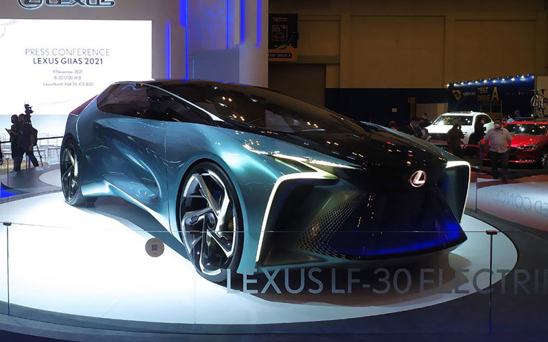 Lexus LF-30 Electrified Concet tampil di GIIAS 2021. /Bisnis-Muhammad Khadafi