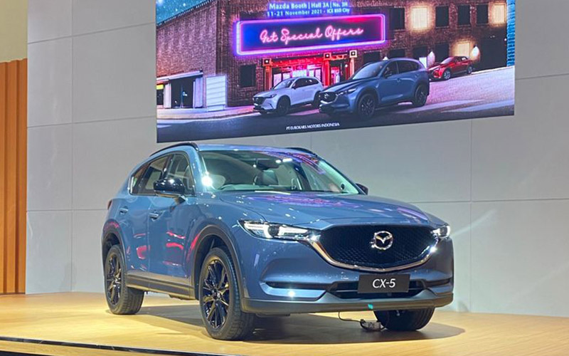 Mazda CX-5 tampil di GIIAS 2021. /Bisnis-Khadijah Shahnaz