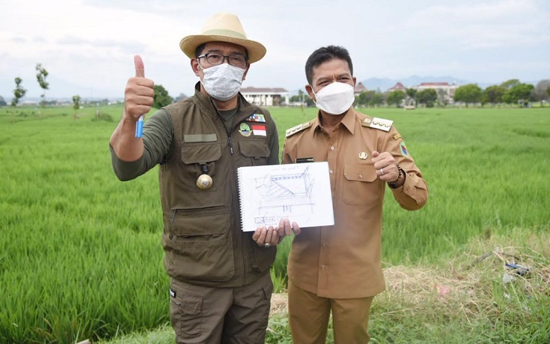  Bertemu Ridwan Kamil, Bupati Pastikan Kabupaten Bandung Bakal Punya Alun-alun Baru