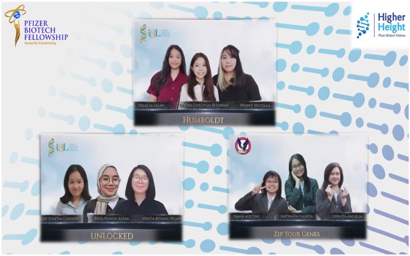  8 Mahasiswa Indonesia Raih Penghargaan Pfizer untuk Esai dan Penelitian Inovatif