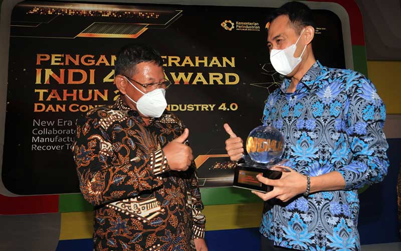  Robert Bosch Automotive Indonesia Terima Penghargaan Indi 4.0 Award 2021