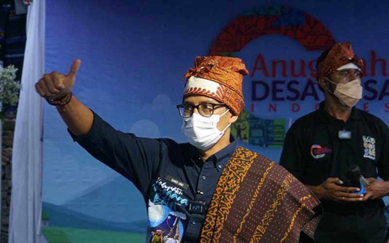  Gercep Berikan Bantuan yang dibutuhkan, Menteri Sandiaga Uno Rangsang Desa Detusoko Jadi Desa Kreatif demi Ekonomi Bangkit