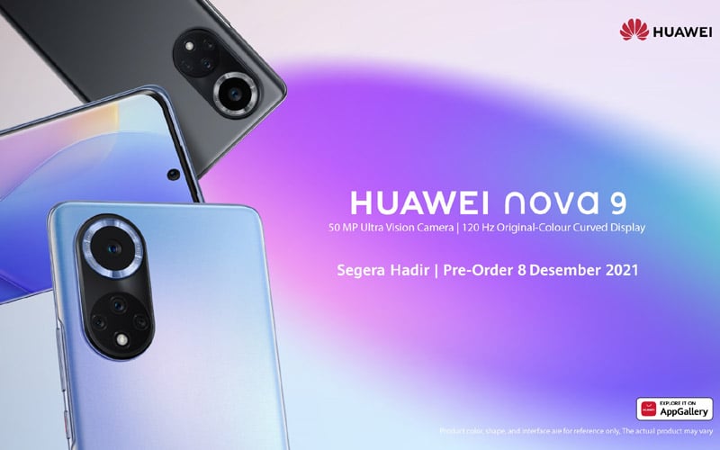  Catat! Jadwal Rilis Huawei Nova 9 di Indonesia, Intip Spesifikasinya