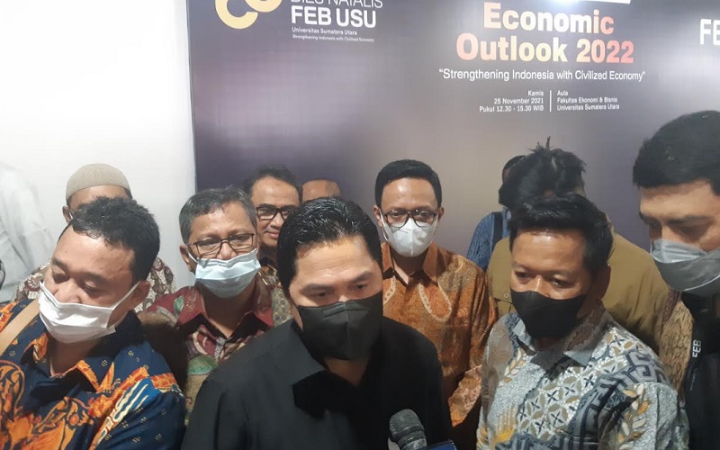  Erick Thohir Bungkam Soal Bisnis PCR, Panitia Acara: Kenapa Kok Tanya-tanya Begitu?