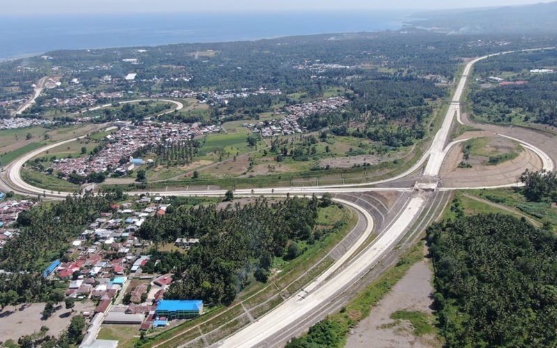 Jalan tol Manado Bitung Seksi 2 Ditargetkan Beroperasi Akhir 2021 