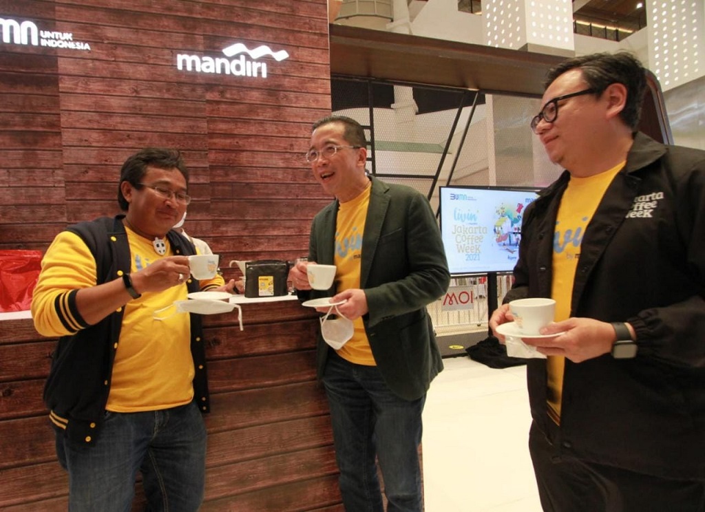  Gerakkan Konsumsi Masyarakat, Bank Mandiri Gelar Livin\' Jakarta Coffee Week