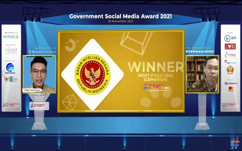  BIN Raih Penghargaan di Ajang Media Social Award 2021