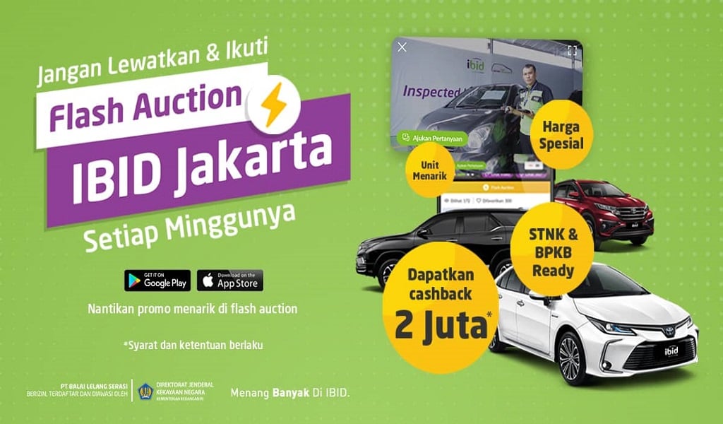  Takut Menyesal Karena Salah Beli Mobil Bekas? Jangan Khawatir, Ikut Flash Auction di IBID Aja!