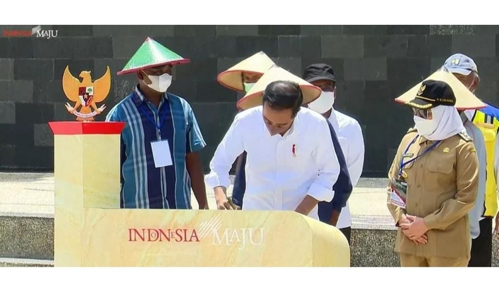  Diresmikan Jokowi Hari Ini, Bendungan Gongseng Garapan Hutama Karya Mampu Menampung 22,43 Juta M3 Air