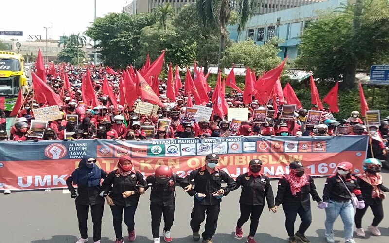 Buruh Jateng Ancam Demonstrasi ke Jakarta