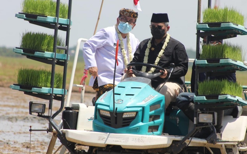  Berkunjung ke Cirebon, Wamentan: Generasi Muda Jangan Takut jadi Petani