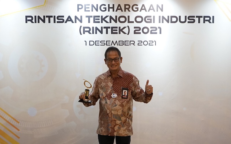  Dukung Peningkatan Teknologi Industri Nasional, Pupuk Kaltim Raih Penghargaan Rintek 2021 dari Kemenperin