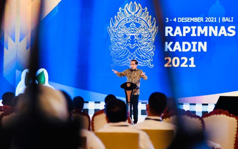  Buka Rapimnas Kadin, Jokowi Minta Pebisnis Dukung Presidensi G20