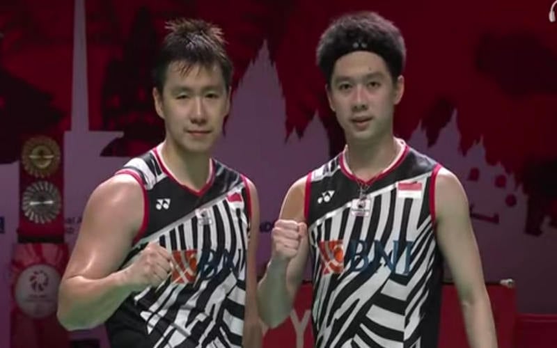  Menang atas Ganda Taiwan Lee/Wang, Marcus Akui Terkena Shuttlecock