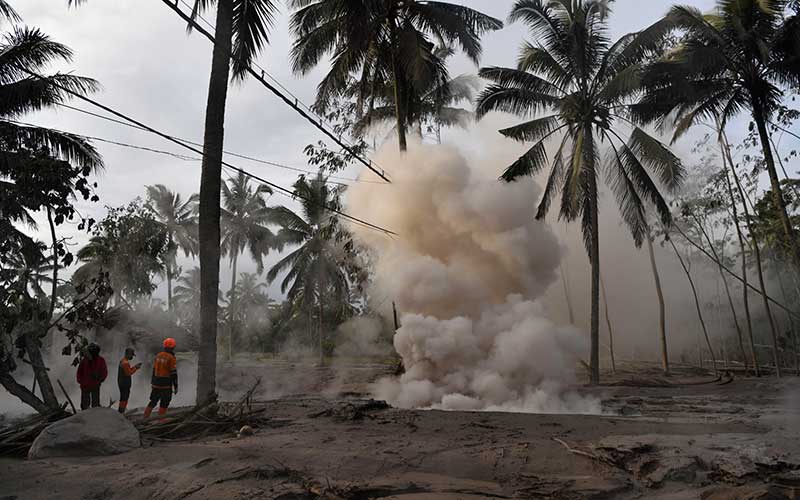  Erupsi Gunung Semeru, Jaringan Tulang Punggung Telkom, Fiberstar, dan Biznet Terputus