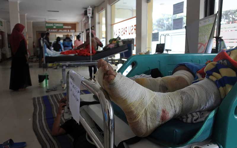  Korban Luka Letusan Gunung Semeru Dilarikan ke Rumah Sakit