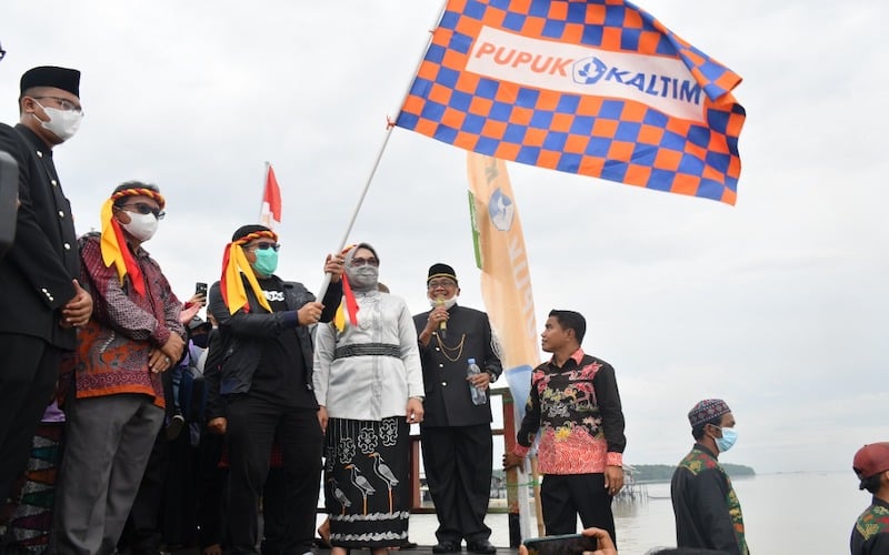  Lestarikan Budaya, Pupuk Kaltim Bersama Masyarakat Bontang Sukseskan Pesta Adat Bontang Kuala