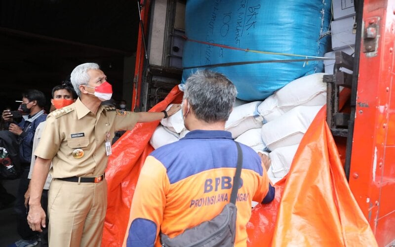  Jateng Kirim Logistik dan Tim Relawan ke Jatim