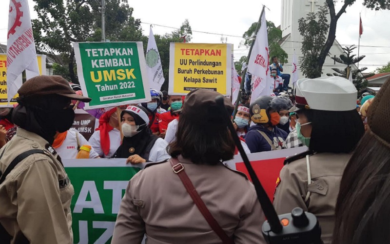  Buruh Tolak UMP dan UMK di Sumut, Minta Presiden Pecat Menteri Ketenagakerjaan