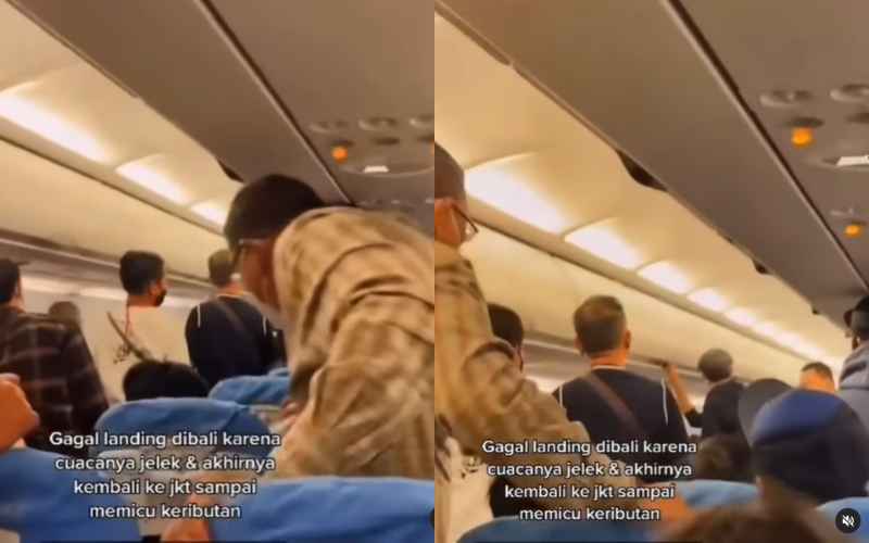  Pesawat Gagal Landing di Bali, Penumpang Panik karena Turbulensi 