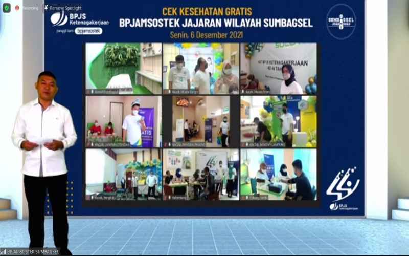  HUT ke-44, BPJamsostek Sumbagsel Gelar Periksa Kesehatan Gratis