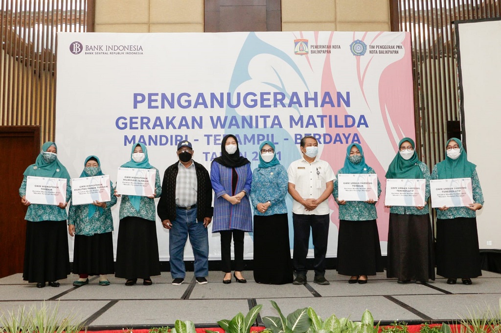  Bank Indonesia Balikpapan Gelar Penganugerahan Gerakan Wanita Matilda Tahun 2021