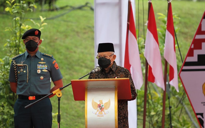 Ma'ruf Amin Ingin Indonesia Tak Cuma Ekspor Bahan Mentah Rempah