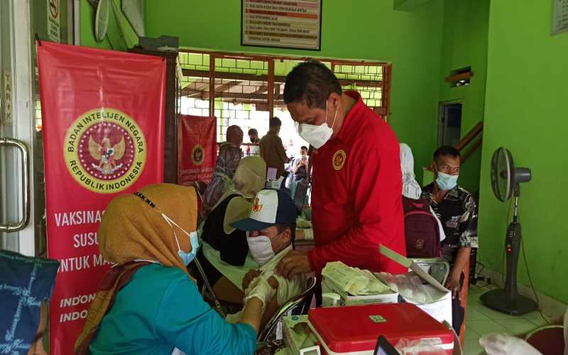  Ratusan Anak Berkebutuhan Khusus di Palembang Jalani Vaksinasi Covid-19