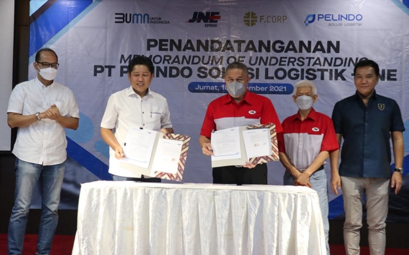  JNE Gandeng Pelindo Solusi Logistik untuk Perluas Pasar