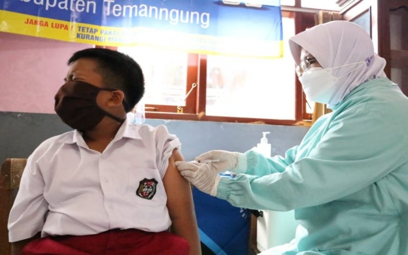  Temanggung Mulai Vaksinasi Covid-19 untuk Anak Usia 6-12 Tahun