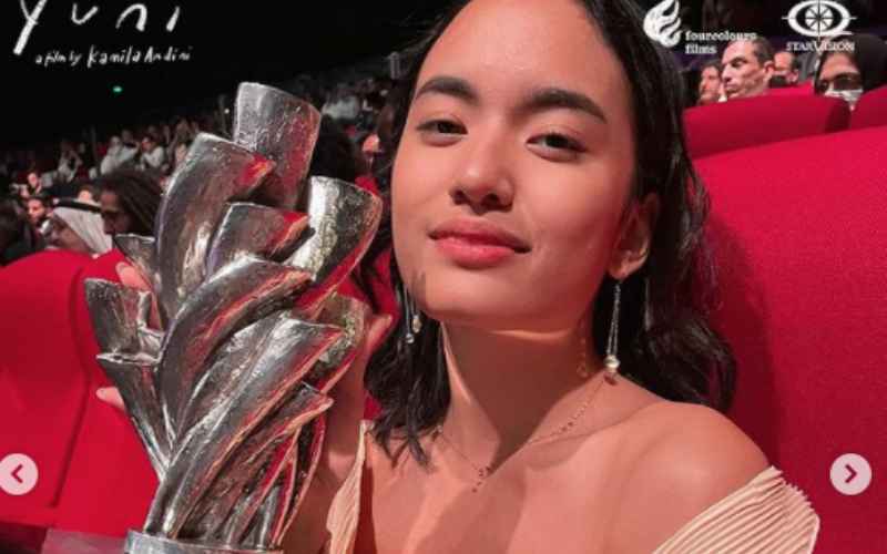  Arawinda Kirana Bawa Pulang Silver Yusr Award di Red Sea Film Festival di Arab Saudi