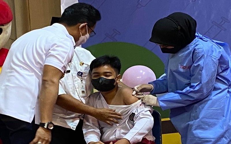  Vaksinasi Anak Usia 6-11 Tahun di Balikpapan Sasar 1.500 Orang 