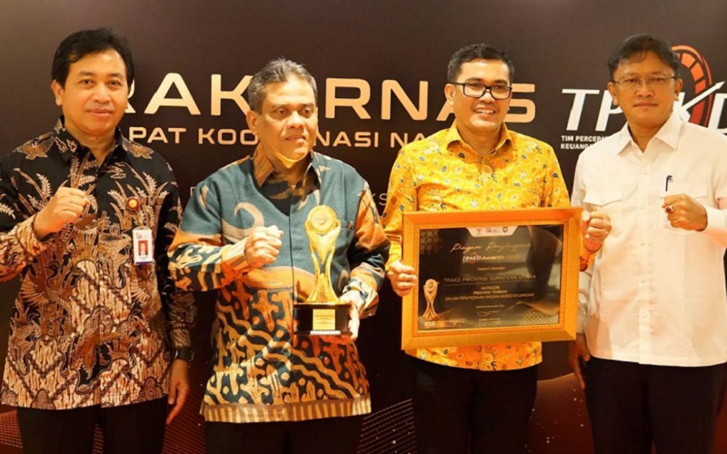  Pemprov Sumut Raih TPAKD Awards dari OJK sebagai Penyedia Akses Keuangan Terbaik