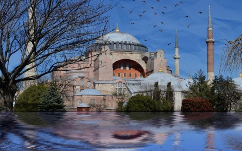 Hagia Sophia di Istanbul, Turki./Antara/Pixabay