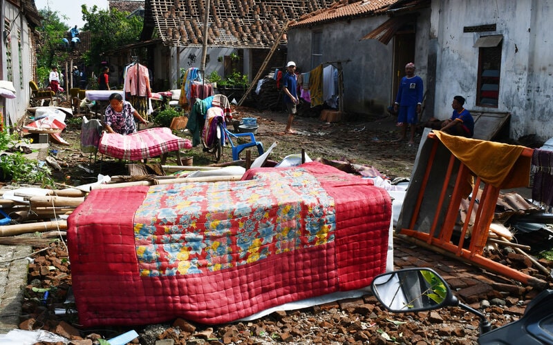  Angin Kencang di Madiun Merusak Lebih dari 500 Rumah