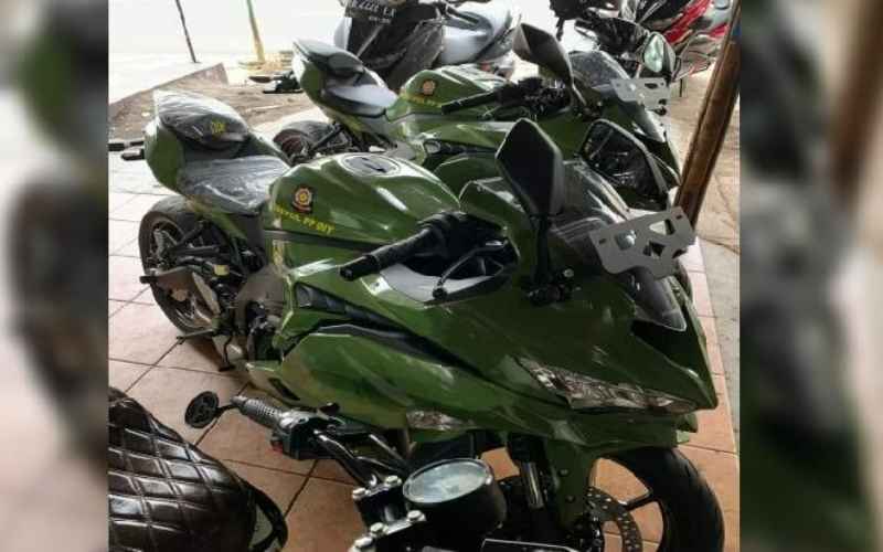  Dibuat untuk Kawal Sultan, Motor Kawasaki Ninja ZX-25R Milik Satpol PP DIY Jadi Sorotan