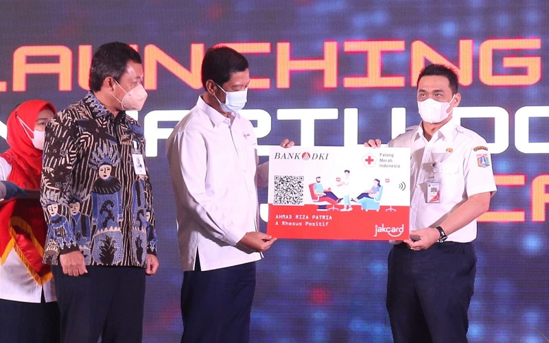  Bank DKI Gandeng PMI, Luncurkan Kartu Donor Darah Berbasis JakCard