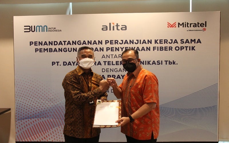  Mitratel (MTEL) dan Alita Berkongsi Bangun 6.000 Km Kabel Optik