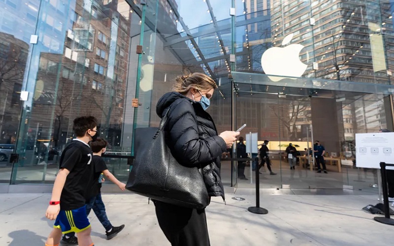  Kasus Omicron Merebak, Apple Tutup Gerai Terbesar di New York 