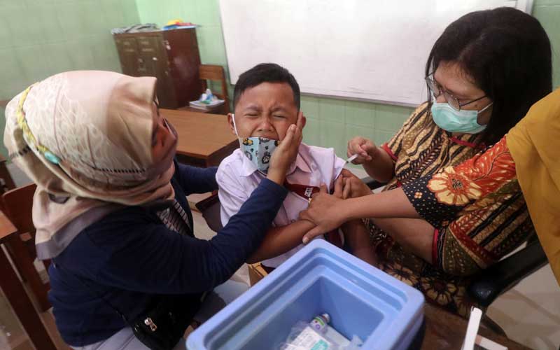  Anak di Jawa Timur Disuntik Vaksin MR Sebelum Mendapatkan Vaksin Covid-19