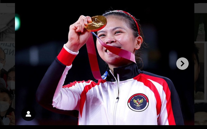 Greysia Polii, atlet bulu tangkis peraih medali emas Olimpiade Tokyo/IG Greysia Polii