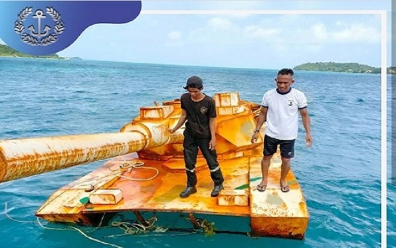  Benda Mirip Tank di Laut Natuna Diselidiki TNI AL, Disebut Tak Berbahaya